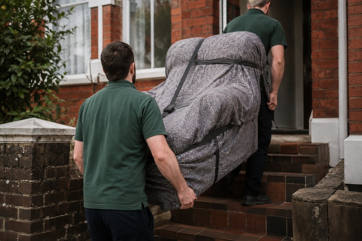 Crew loading a removal van in Coventry